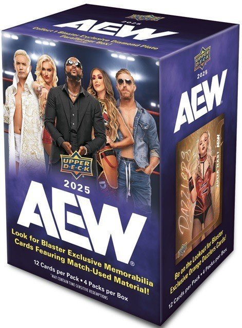 AEW Upper Deck Wrestling Trading Cards 2025 Blaster Box