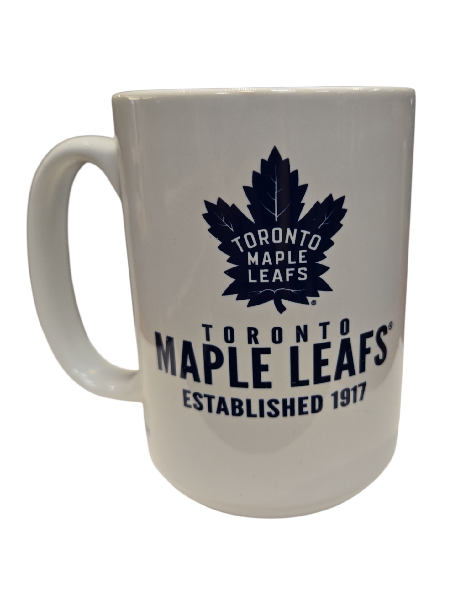NHL Coffee Mug 15oz Logos To History Maple Leafs