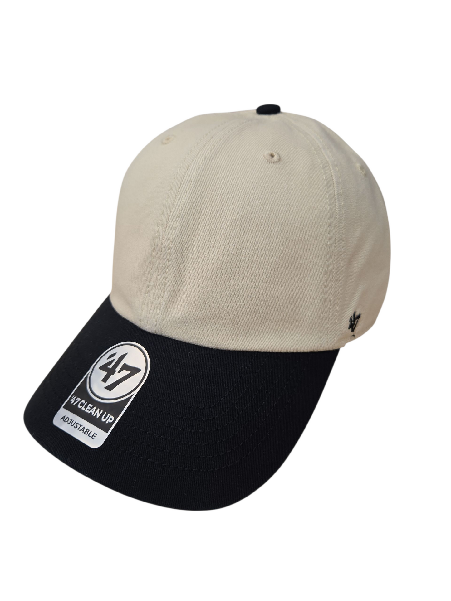 '47 Brand Hat Clean Up Basic Blank (Two Tone Beige and Black)