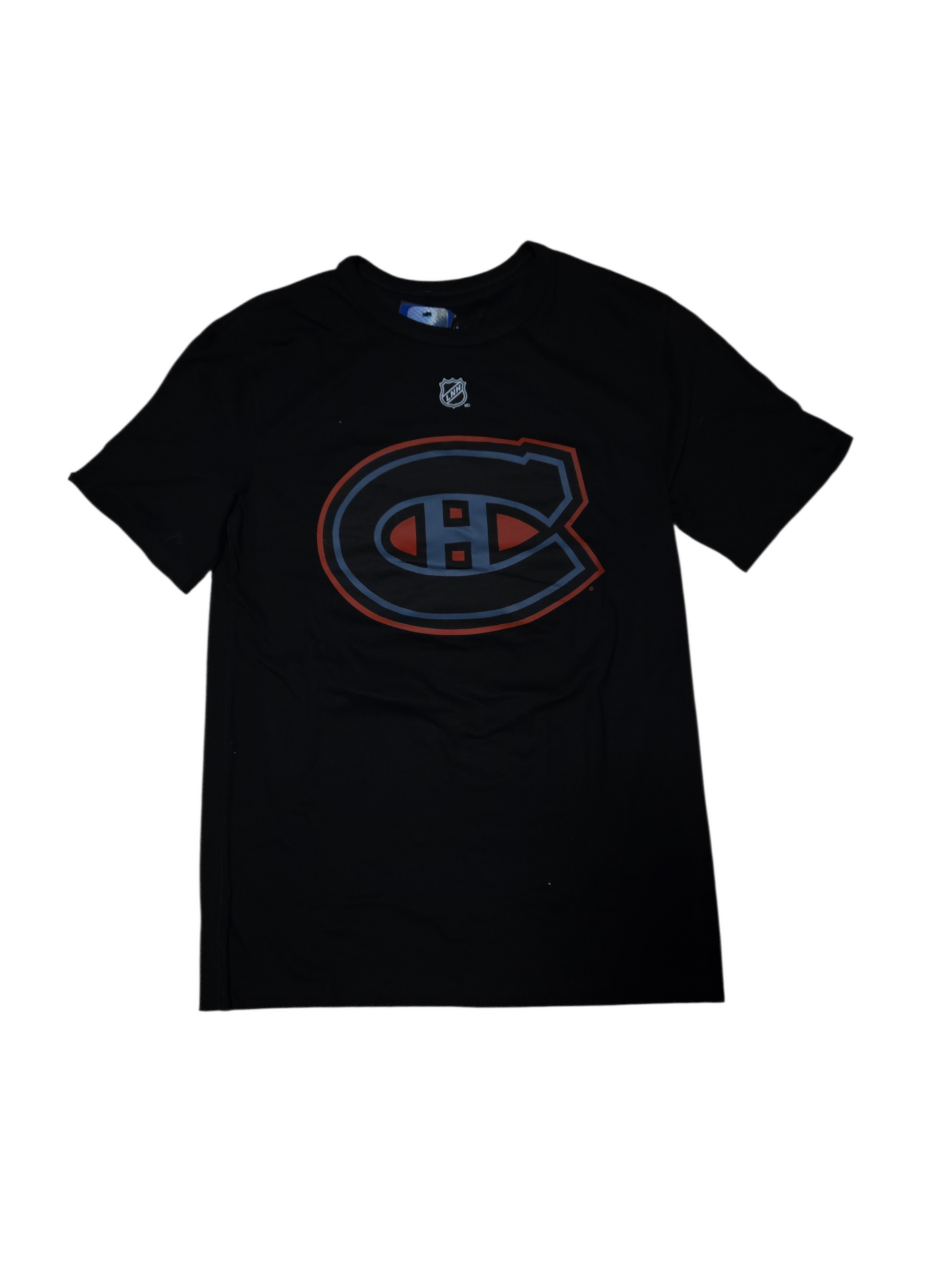 NHL Player T-Shirt Authentic Stack Lane Hutson Canadiens (Black)