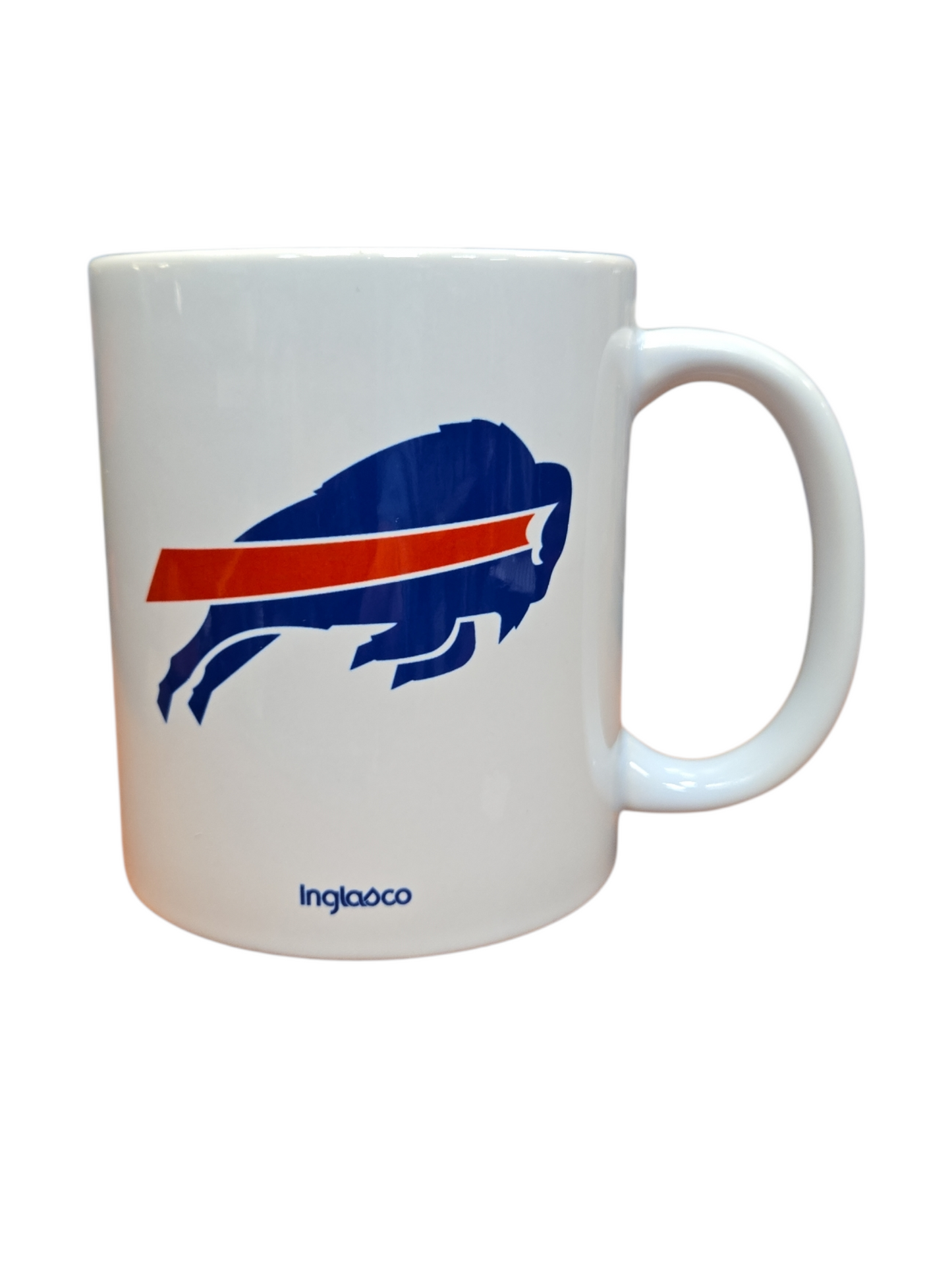 NFL Coffee Mug 11 Oz C-Handle White Logo Bills