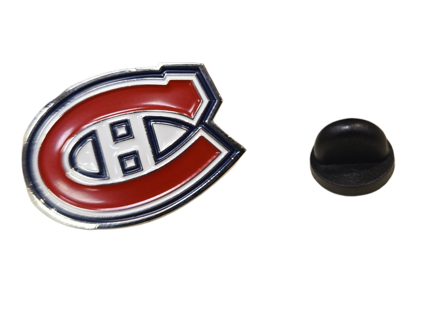 NHL Lapel Pin Embossed Logo Canadiens