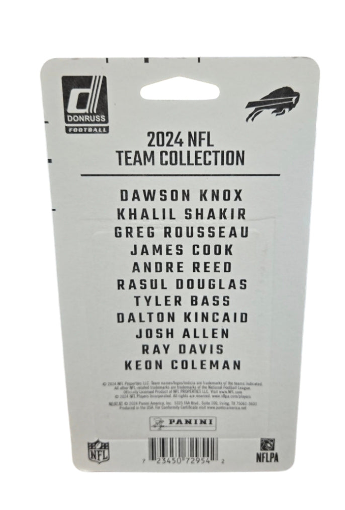 NFL 2024 Panini Trading Cards Donruss Team Set Bills
