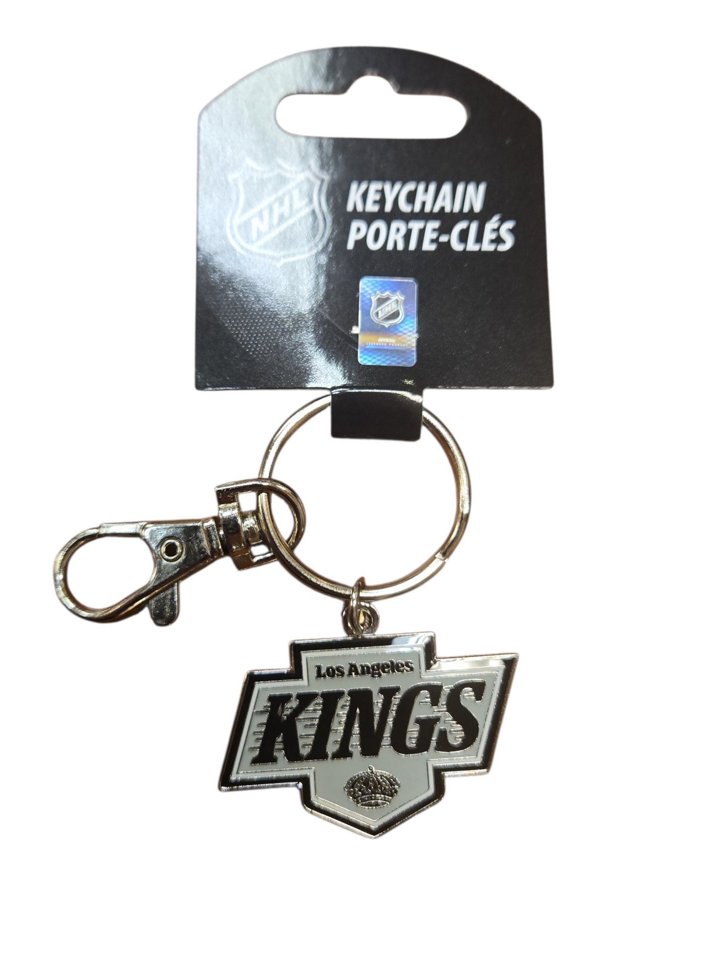 NHL Keychain and Swivel Clip Logo Kings (New Logo)