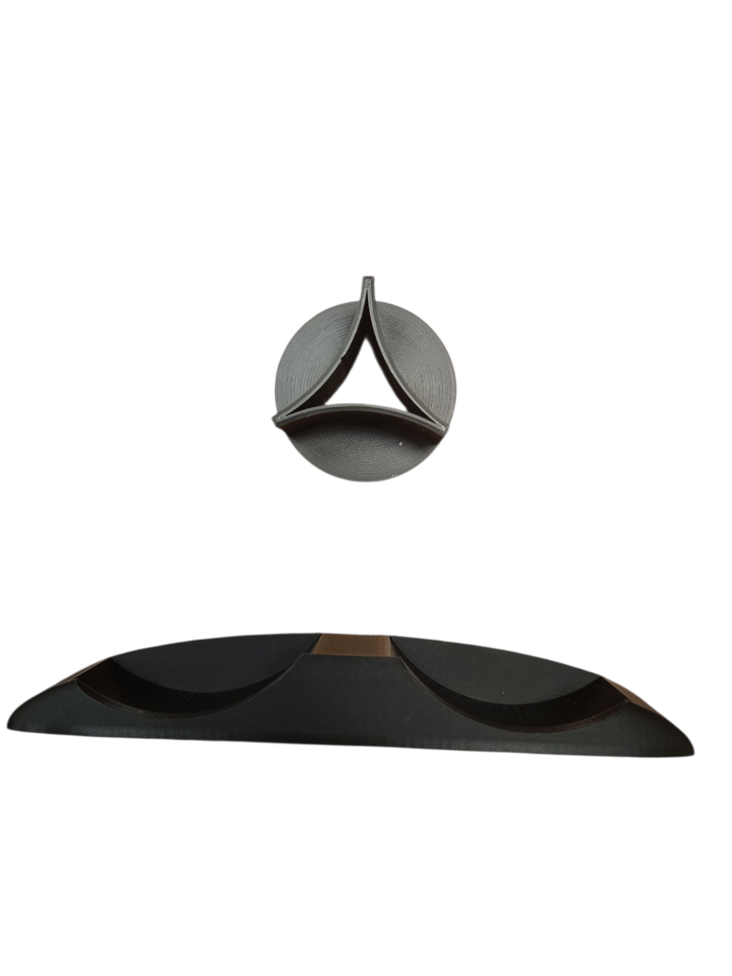 Puck Display Stand 3 Pucks Black