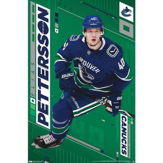 NHL Player Wall Poster Elias Pettersson Canucks