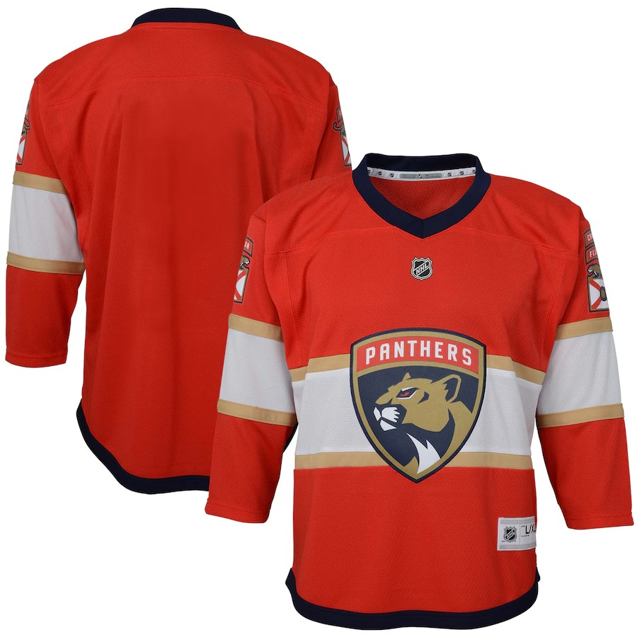 NHL Youth Blank Premier Jersey Home Panthers