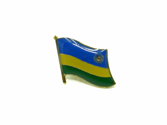Country Lapel Pin Flag Rwanda