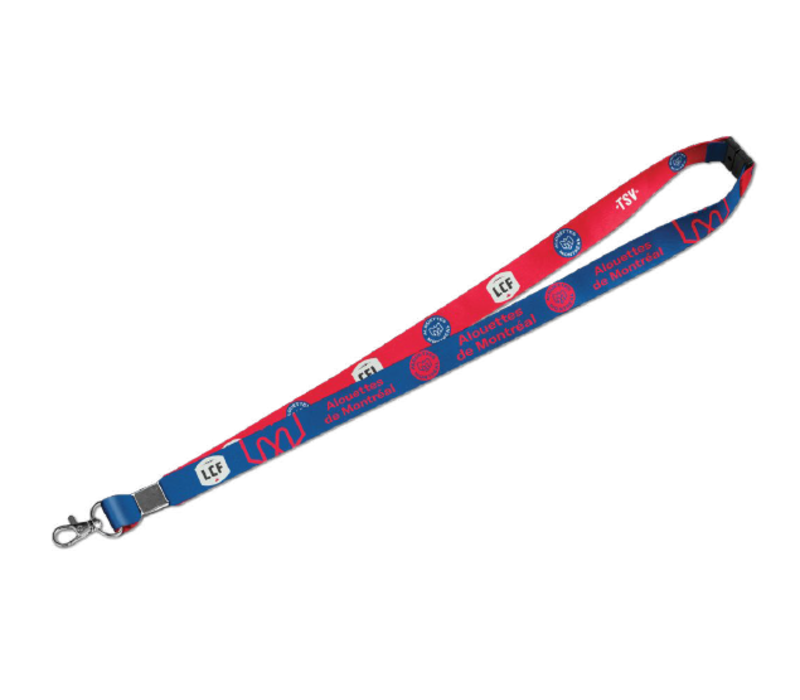 CFL Lanyard Sublimated Alouettes