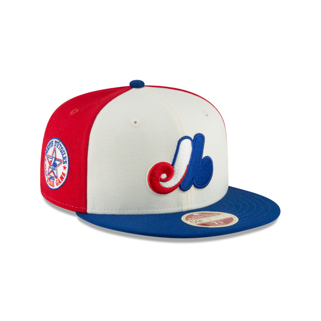 MLB Hat 5950 Cooperstown 1982 All Star Game Expos (Beige & Royal Blue)