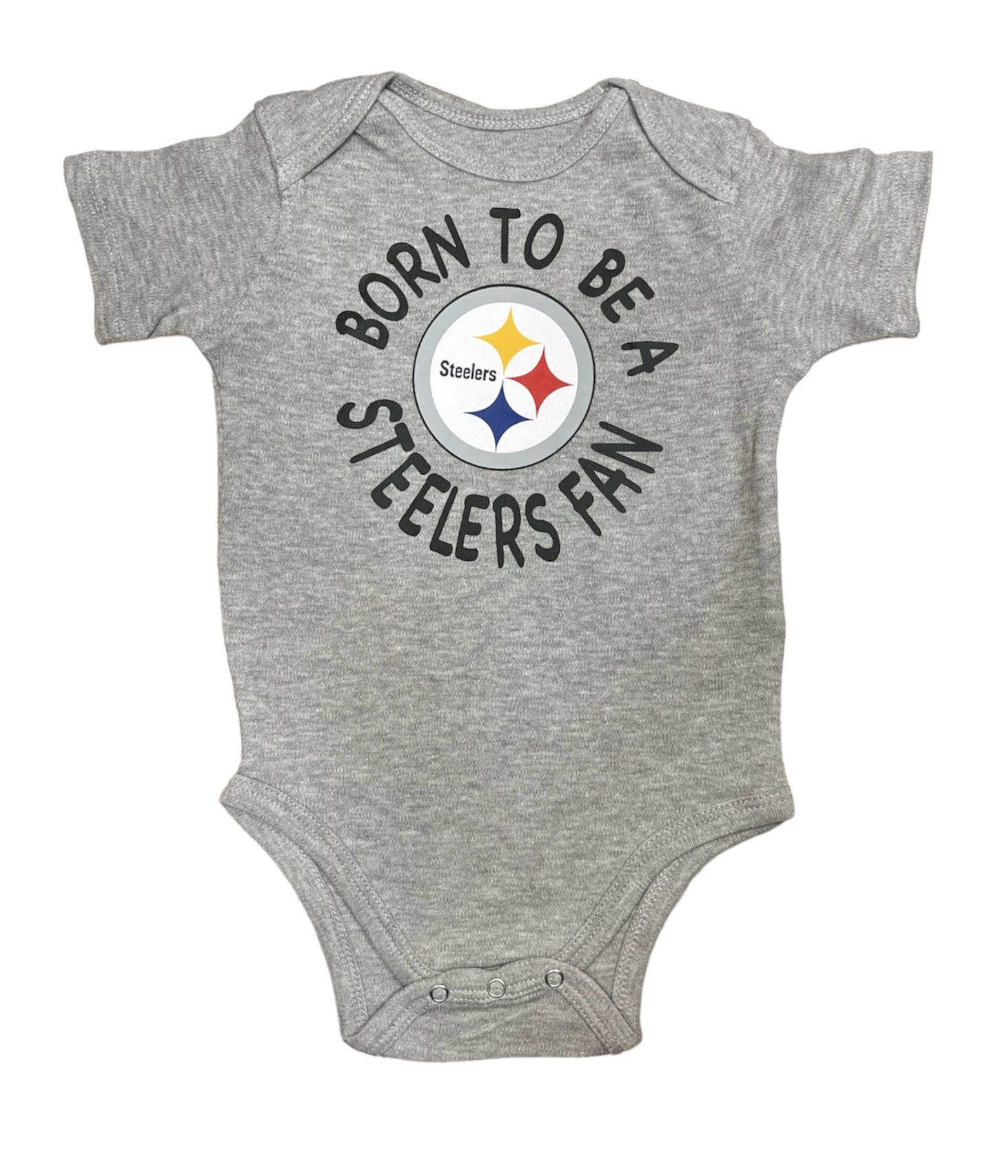 NFL 3pc Onesie Set Born to Be Creeper Steelers