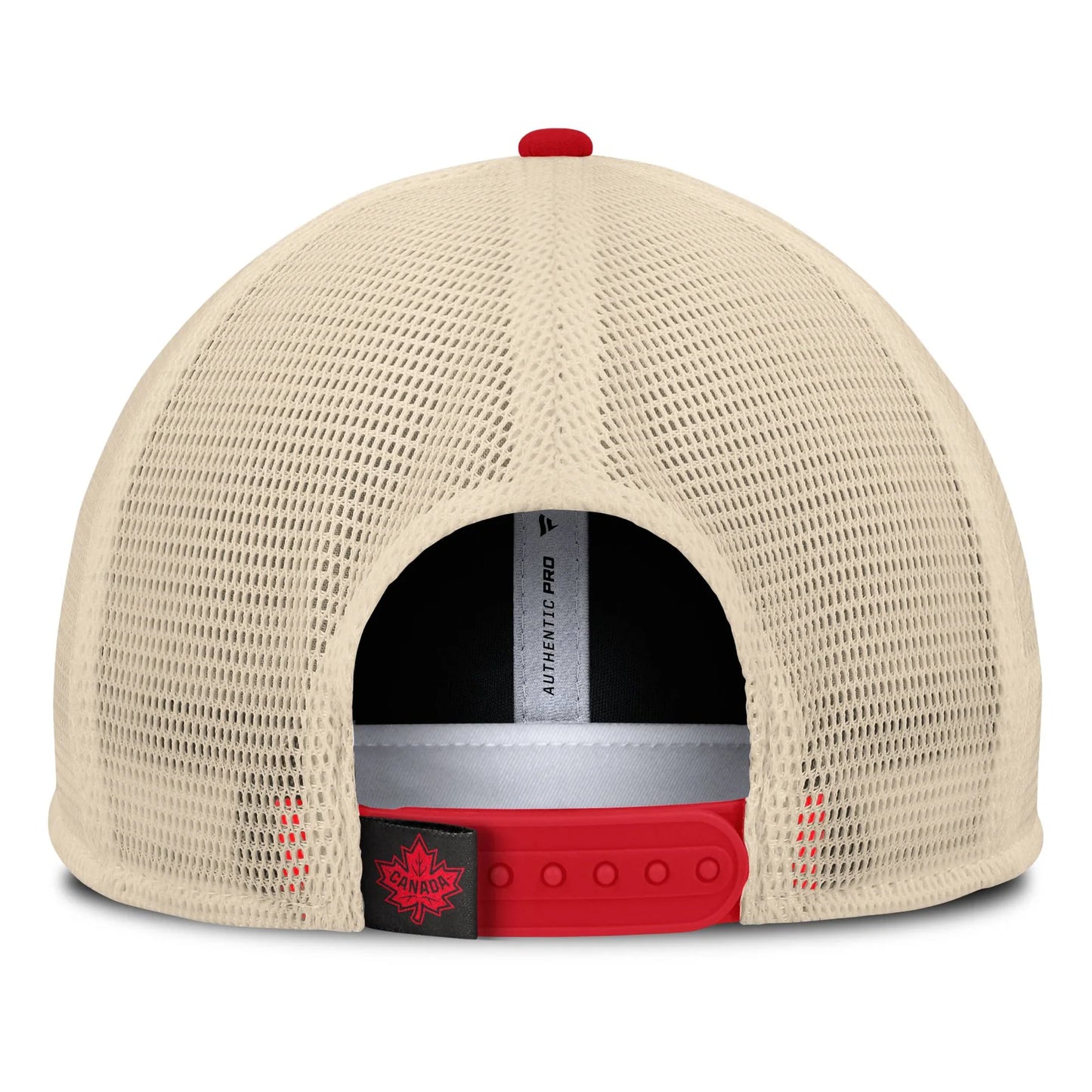 NHL Hat Authentic Pro Snapback Trucker Foam 4-Nations Face-Off Team Canada