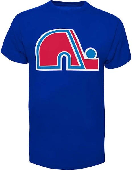 NHL T-Shirt Vintage Logo (Dark Blue) Nordiques