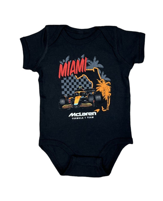 F1 Infant Onesie Grand Prix Creeper Miami McLaren