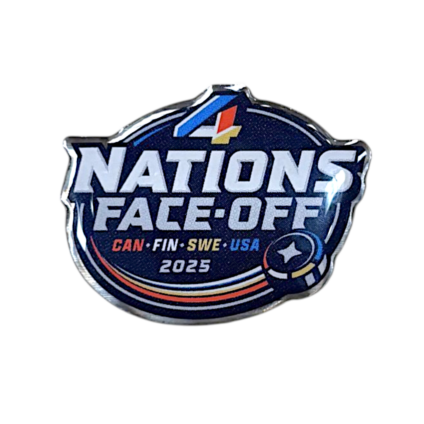 NHL Lapel Pin 4 Nations Face-Off 2025 All Teams