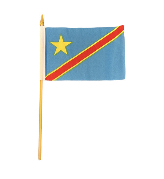Country Mini-Stick Flag Congo-Kinshasa