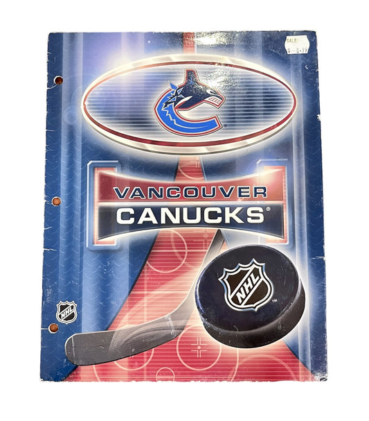 NHL File Folder Canucks