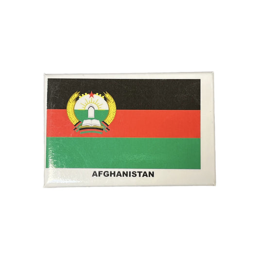 Country Magnet Flag Afghanistan (1980-1987)