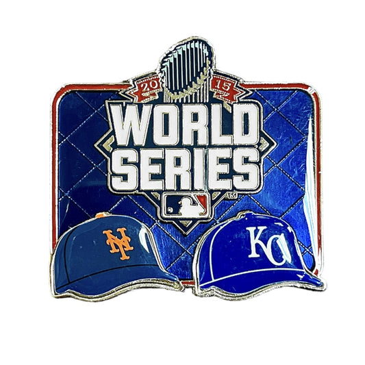 MLB Lapel Pin Mets vs Royals World Series 2015
