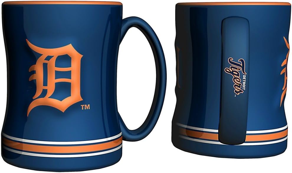 MLB Coffee Mug Sculpted Relief Tigers