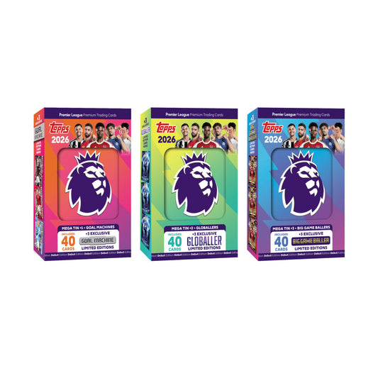 Topps Premier League Premium Trading Cards 2025-26 Mega Tin