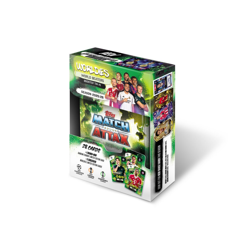 match attax booster box Topps Match Attax Champions League Trading Cards Booster Tin 2025-26 – GameOn!Ottawa