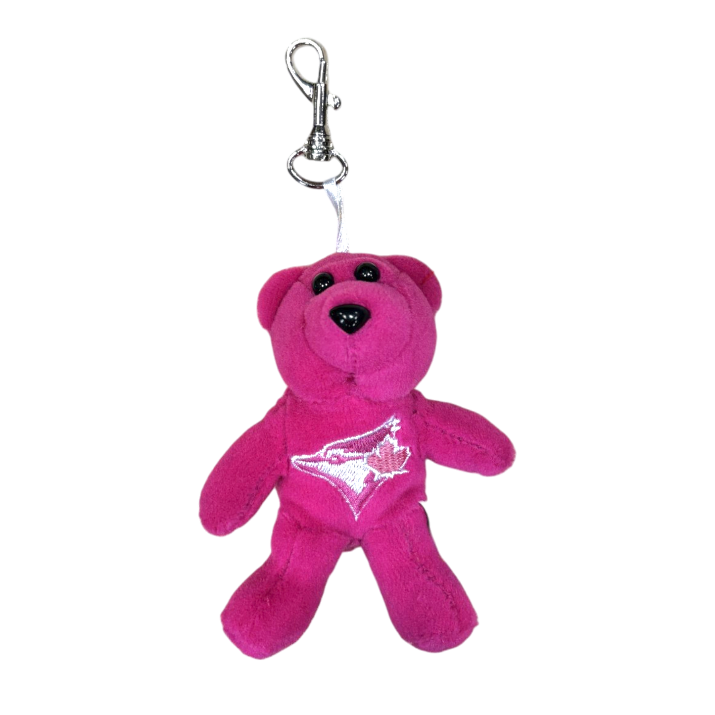 MLB Keychain Pink Teddy Bear Blue Jays