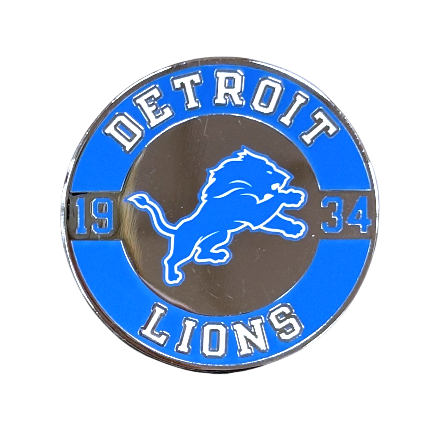 NFL Lapel Pin Circle Established Lions
