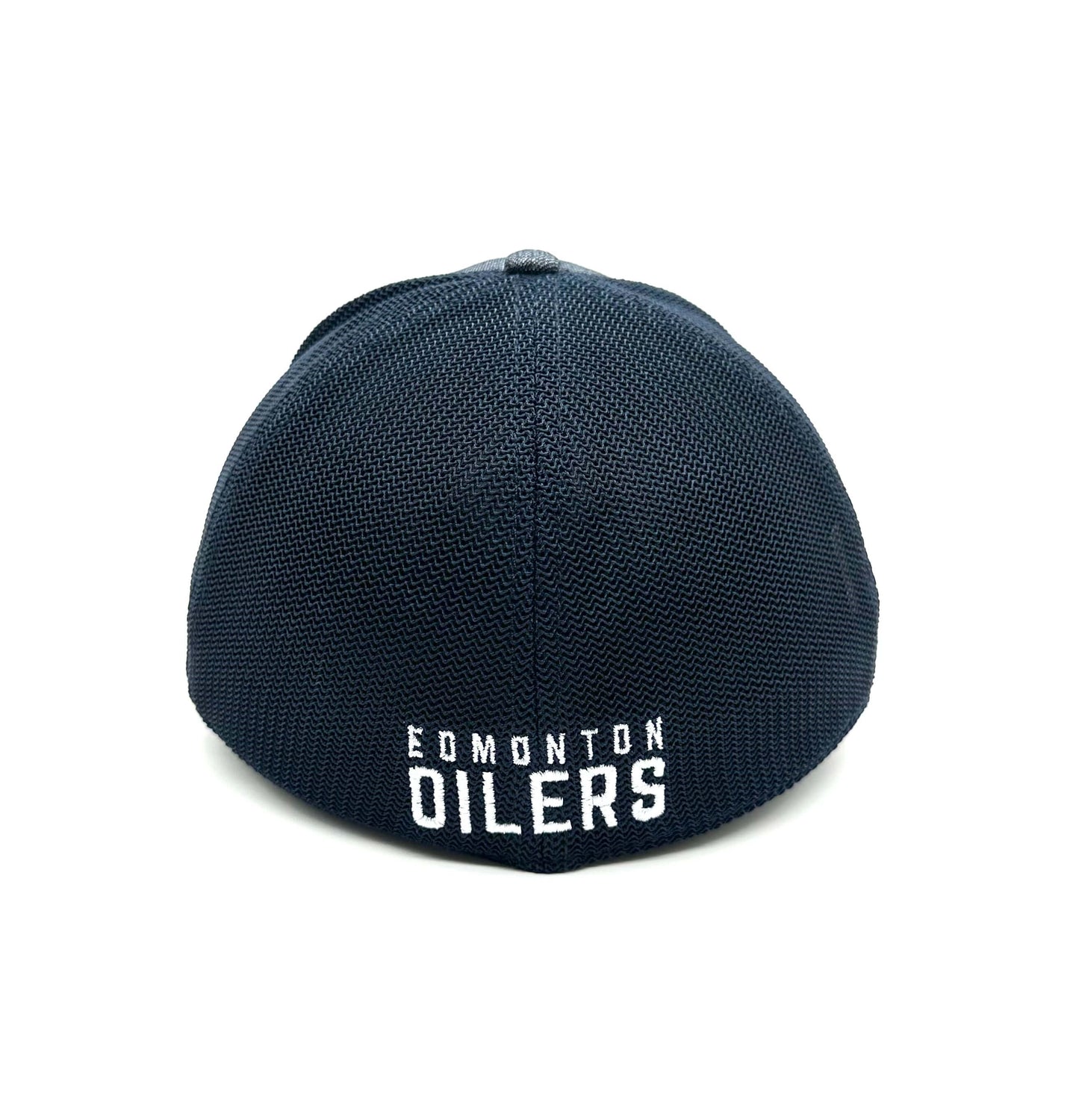 NHL Hat Stretch Fit Poly Heathered Team Oilers