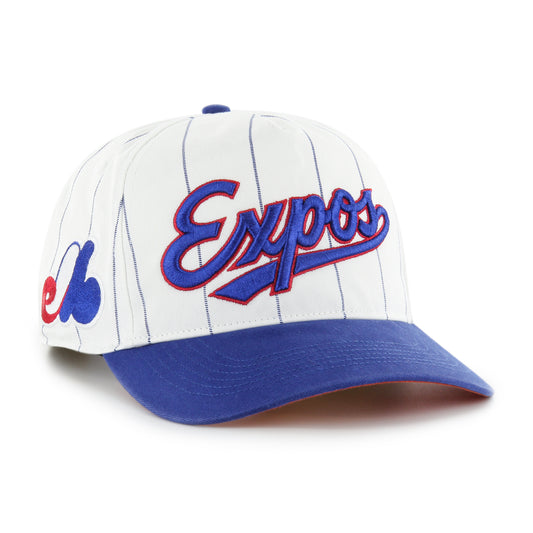 MLB Hat Double Header Pinstripe Expos
