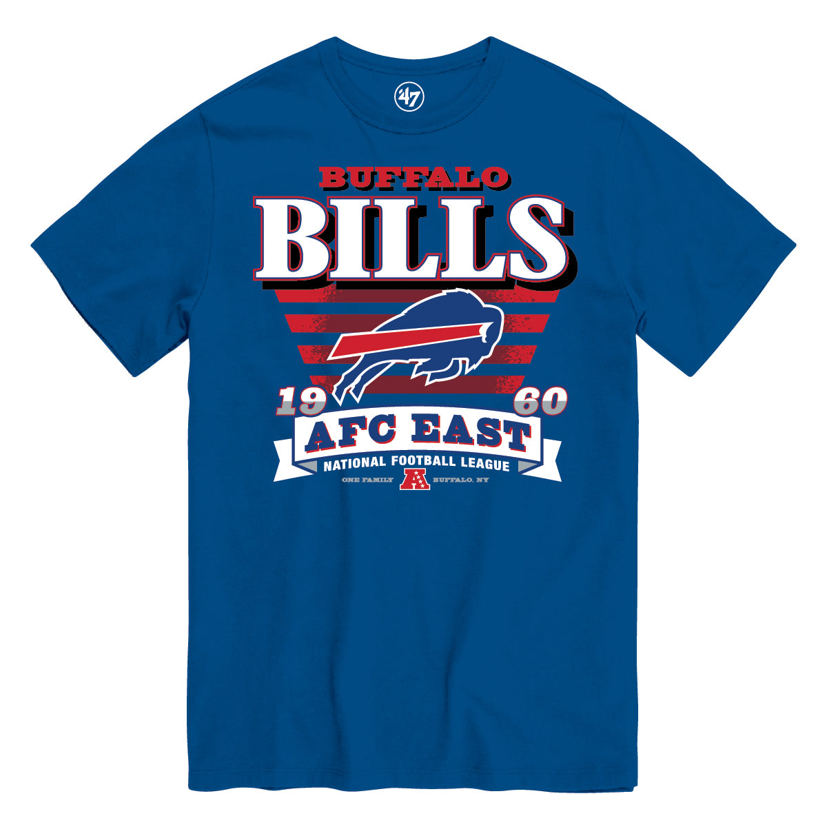 NFL T-Shirt '47 Stripe Splash Bills