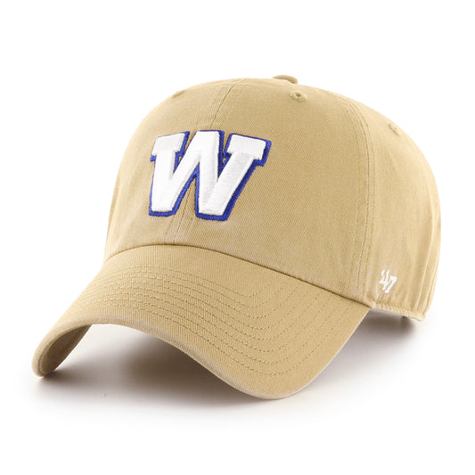 CFL Hat Clean Up Basic Blue Bombers (Beige)