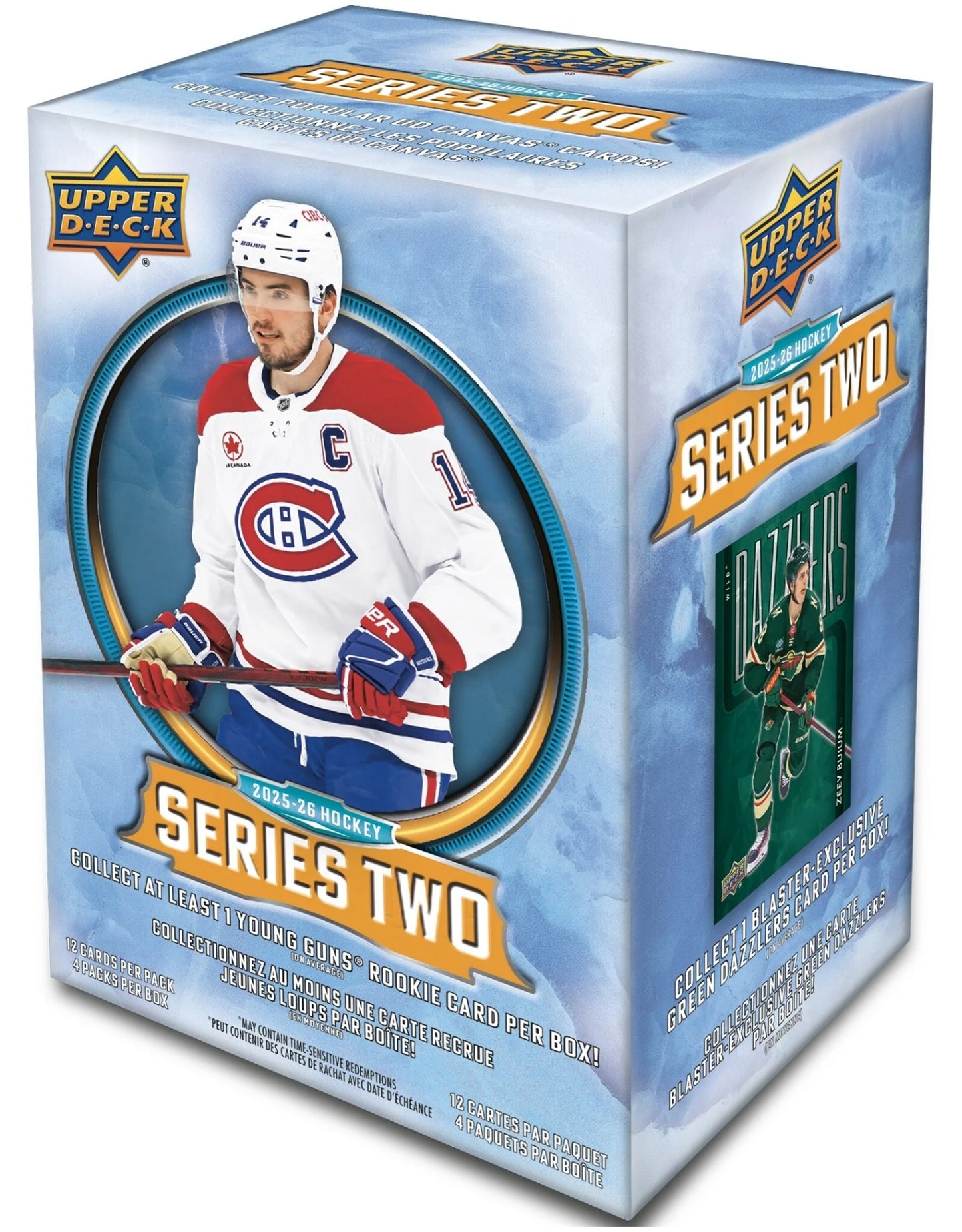 NHL Hockey Cards Series Two Upper Deck 2025-26 Blaster Box