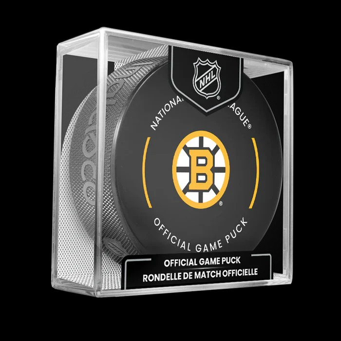 NHL Game Puck 2025 Bruins