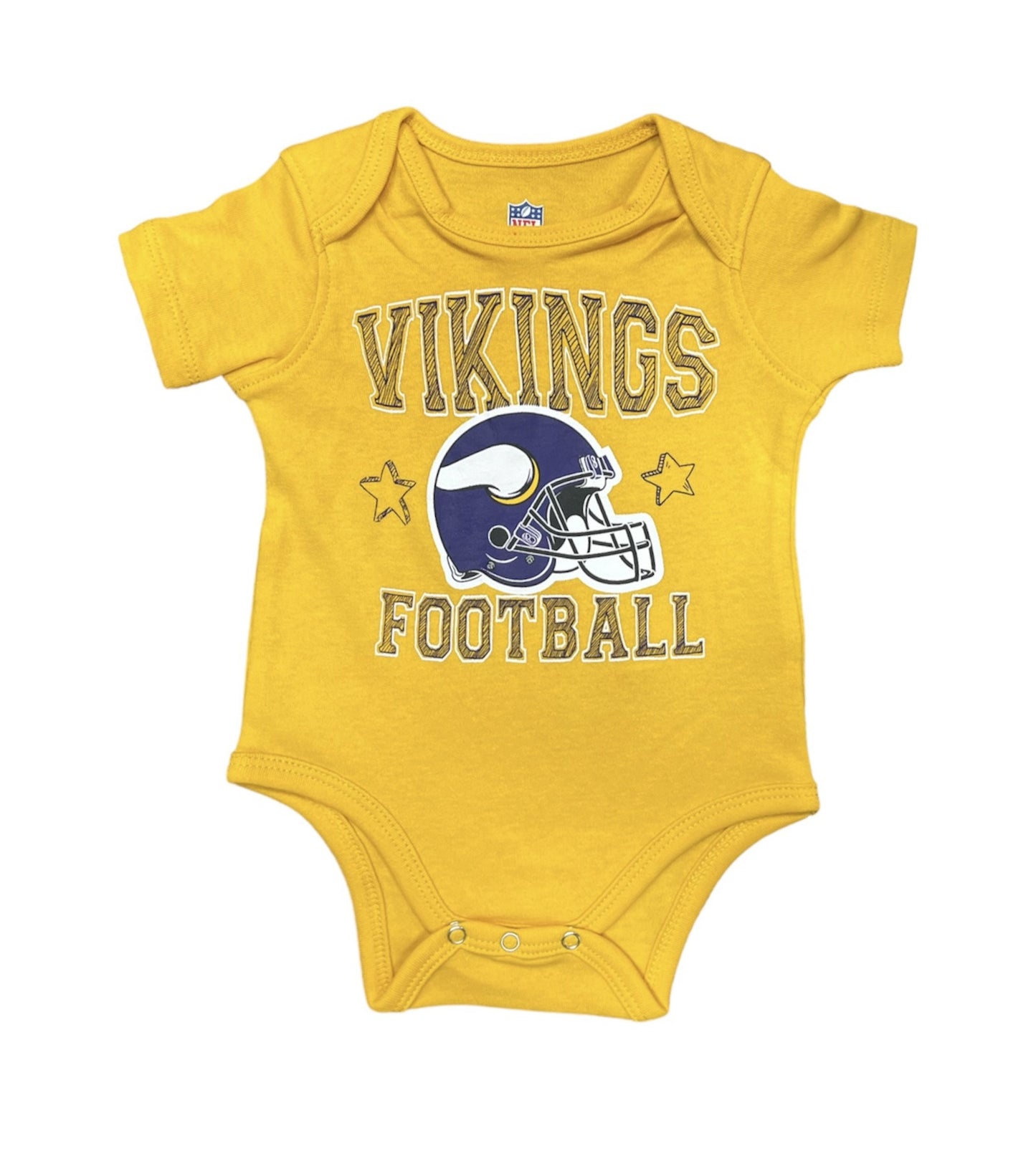 NFL 3pc Onesie Set Born to Be Creeper Vikings