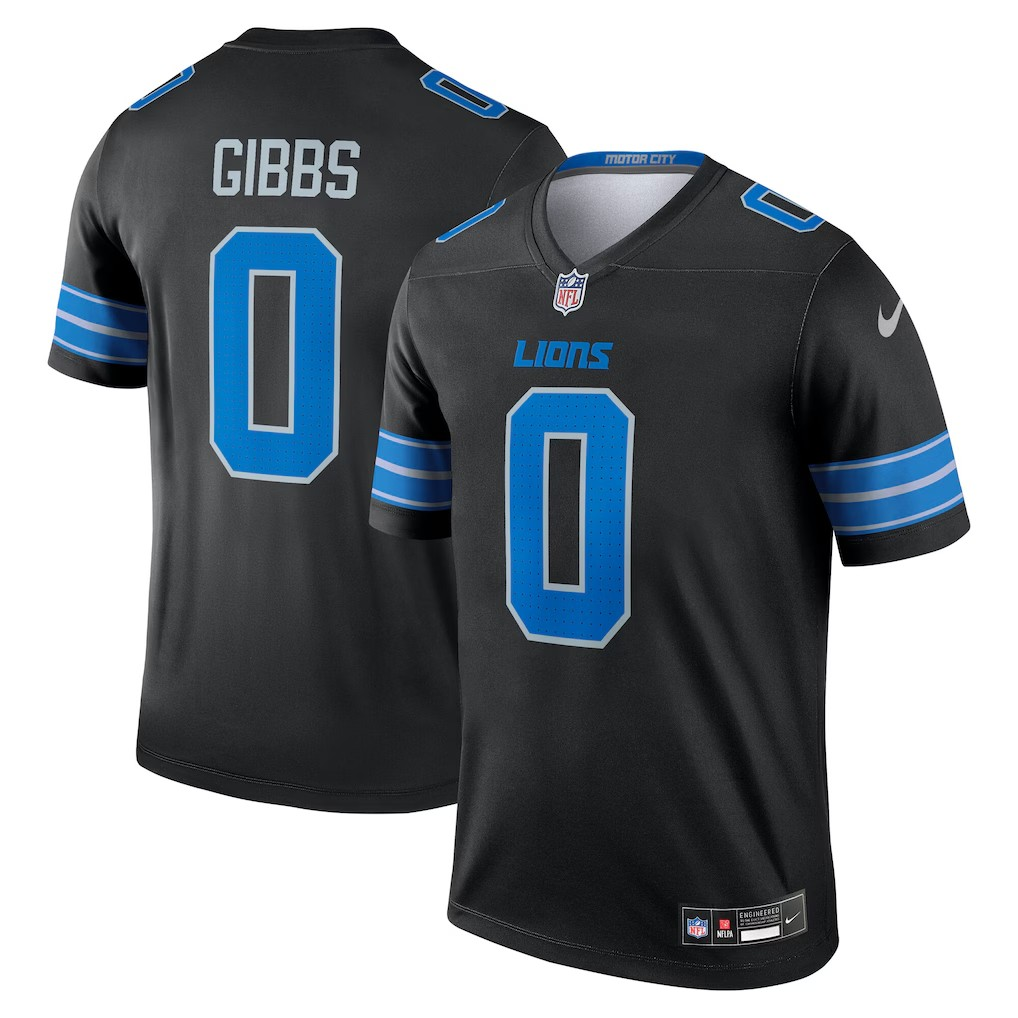 NFL Player Game Jersey Alt Jahmyr Gibbs Lions