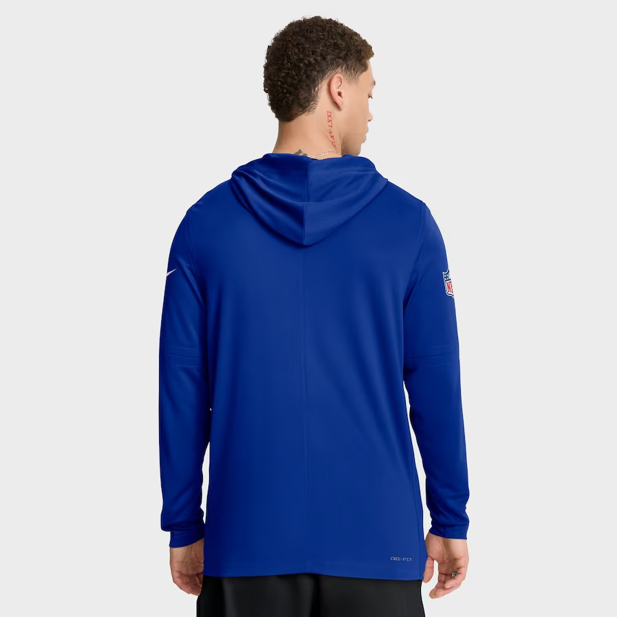 NFL Dri-FIT Long Sleeve Hoodie 2025 Sideline Pure Fury Bills