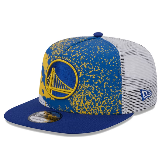NBA Youth Hat 950 Snapback Court Sport A-Frame Warriors