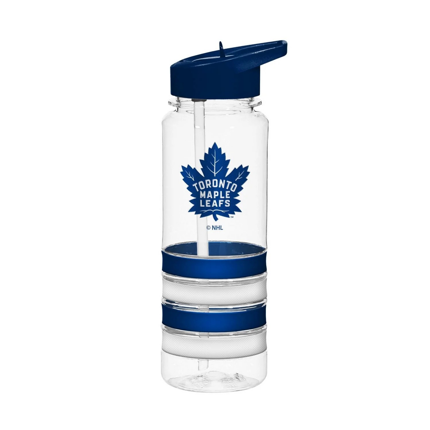 NHL Water Bottle 25oz. Banded Maple Leafs