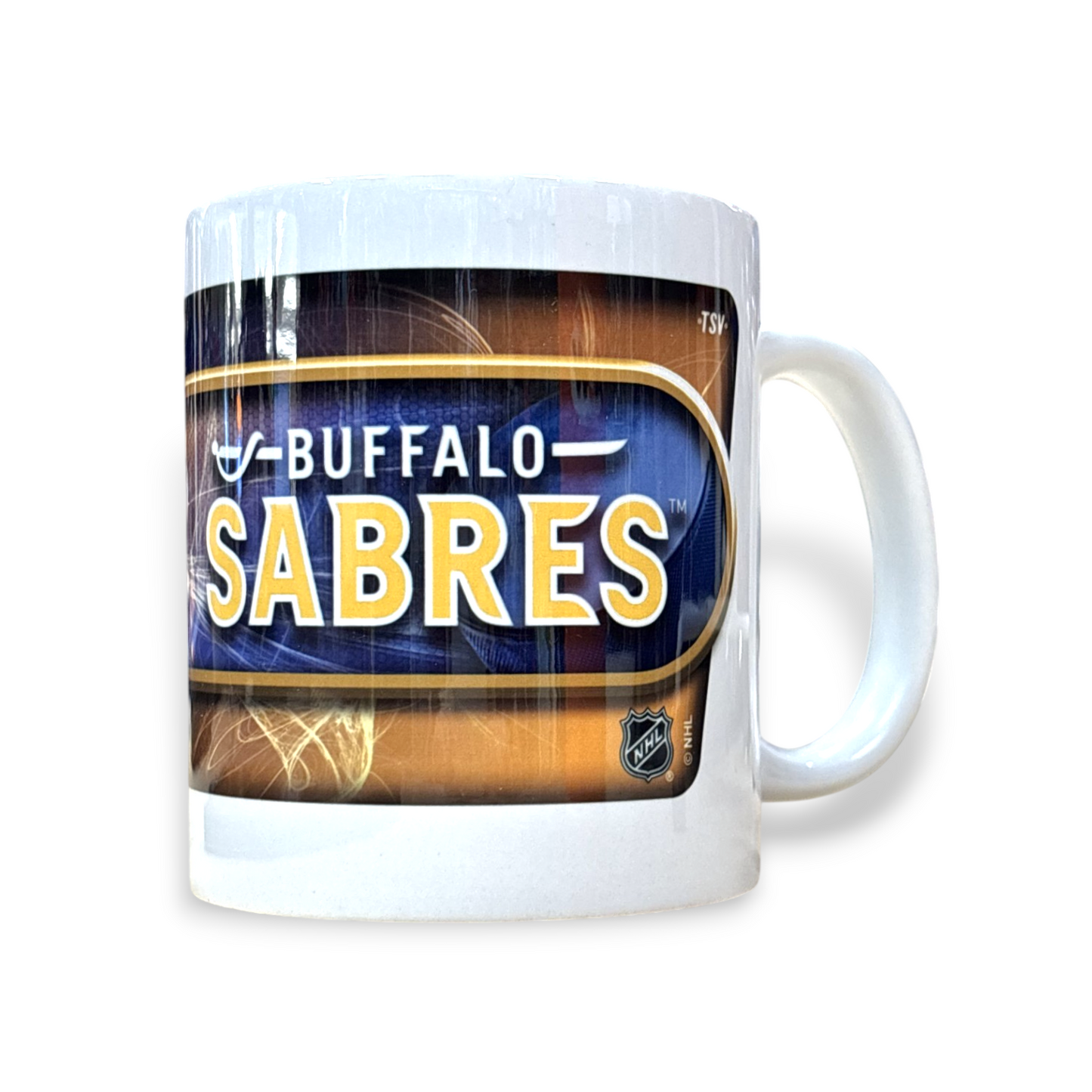 NHL Coffee Mug Subl. 11 Oz C-Handle White Sabres