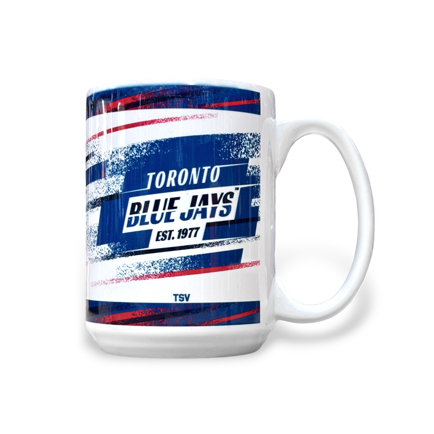 MLB Coffee Mug 15 Oz Sublimated Speed Blue Jays