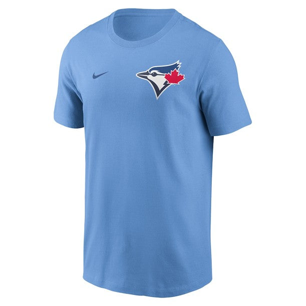 MLB T-Shirt Powder Fuse Wordmark Blue Jays