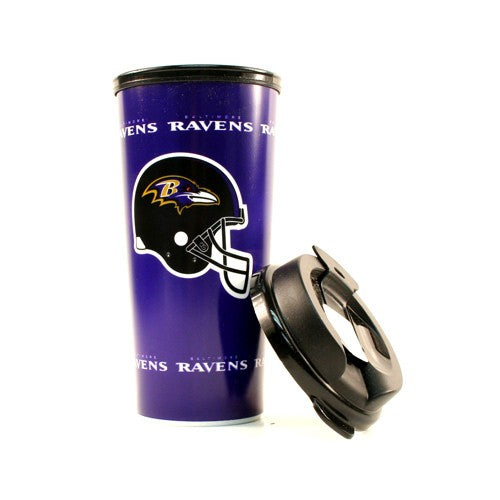NFL Travel Mug Acrylic Insulated Tumbler Ravens