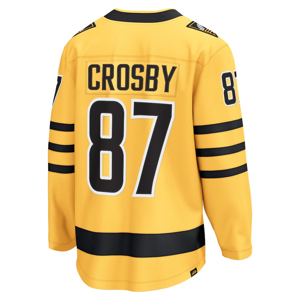 NHL Player Replica Breakaway Jersey Alt Gold Sidney Crosby Penguins