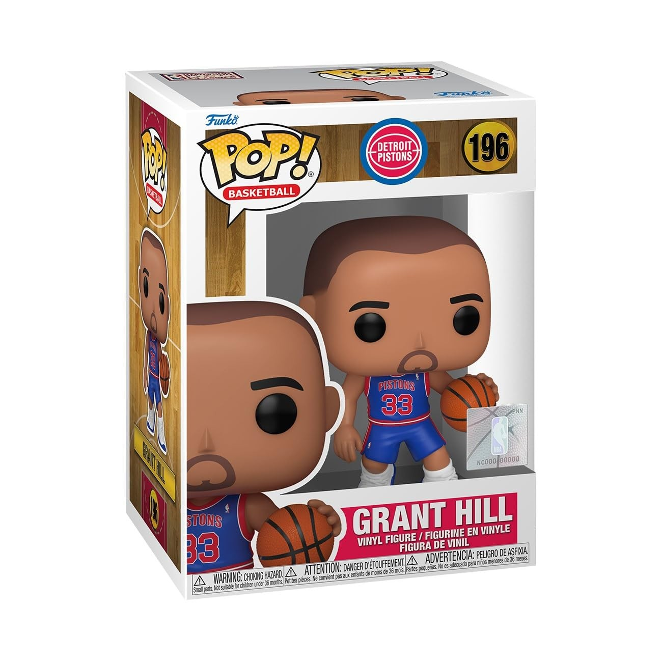 NBA Vintage Player Pop! Figure Grant Hill Rookie Pistons #196