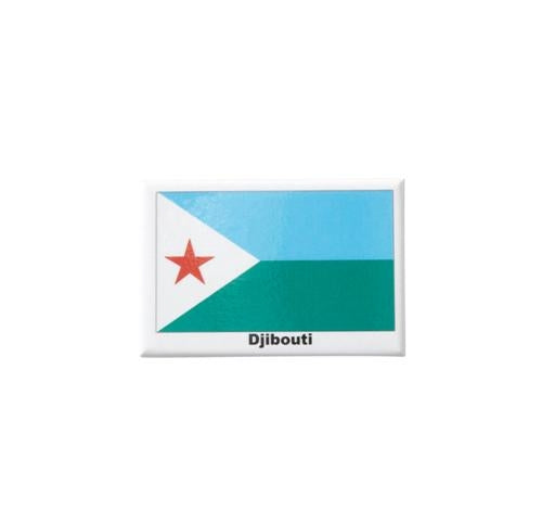 Country Magnet Flag Djibouti
