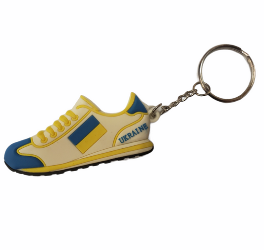 Country Keychain Rubber Cleat Ukraine
