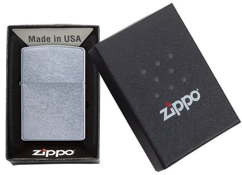 Zippo Lighter Street Chrome Regular