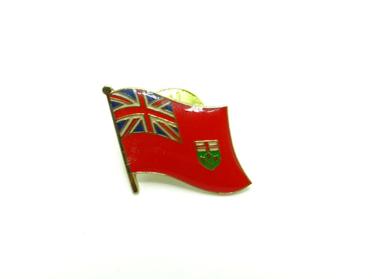 Provincial Lapel Pin Flag Ontario