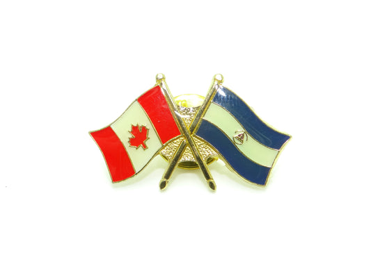 Country Lapel Pin Friendship Nicaragua